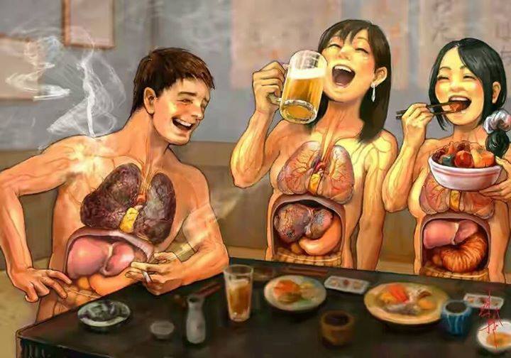 Rượu gây bệnh theo nhiều con đường khác nhau